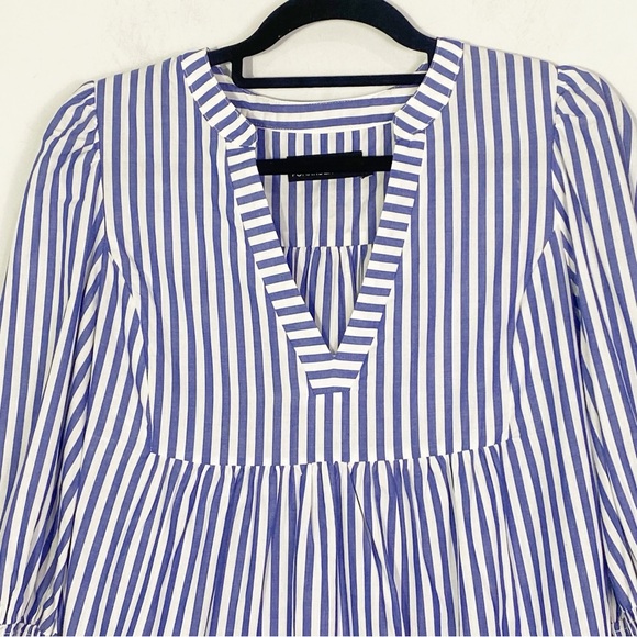 Tuckernuck Pomander Place Women's Blue and white Cotton Poplin Kenzo Dress - Picture 7 of 10